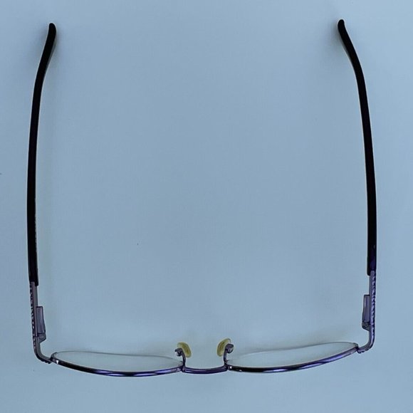Anne Klein Women Eyeglasses Plum Tone Metal Frame AK5040 Glasses Frame 52[]17 - Picture 11 of 12